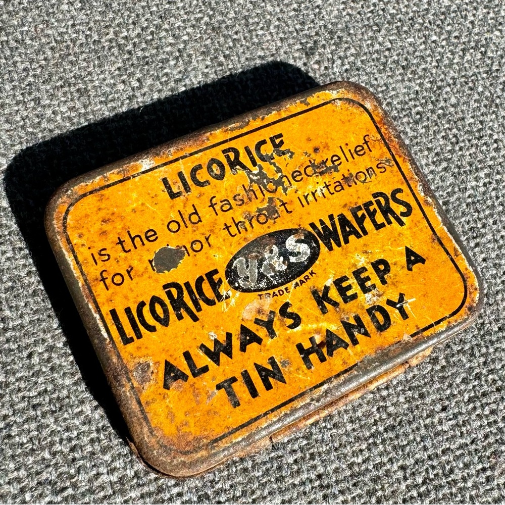 Antique Licorice Tin